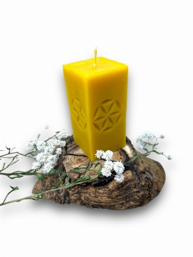 Świeca z wosku pszczelego rozeta Świeca z wosku pszczelego rozeta